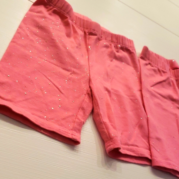 NWOT Arizona Jean Co pink sparkle shorts XXS 4/5 bundle of 2 - Picture 3 of 4
